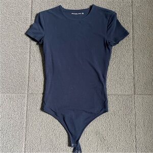 A&F crew neck bodysuit